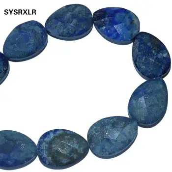 13 * 18mm Naturale Fatetate Lapis lazuli Piatră Margele Picătură de Apă Margele Pentru Bijuterii DIY Bratara Cercei Accesorii Material
