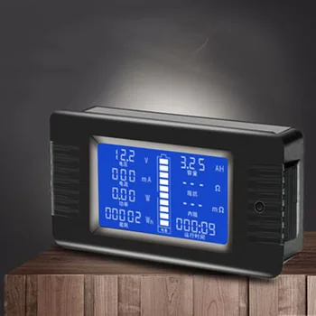 DC Multifuncțional Monitor Baterie Meter Display LCD Digital de Curent Tensiune de Alimentare Solară Metru Multimetru Ampermetru Voltmetru(pe Larg