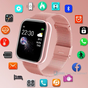 2020 Ceas Inteligent Femei Barbati Sport Smartwatch Pentru Android IOS Electronica Bluetooth Ceas Inteligent Femei Fitness Tracker-Ceas Inteligent
