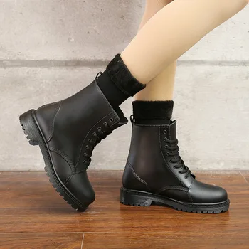 Moda pentru femei Rainboots Pantofi Impermeabil Femeie de Noroi Apă de Pantofi de Cauciuc Dantela PVC, Cizme Glezna Cusut Cizme de Ploaie Plus Dimensiune