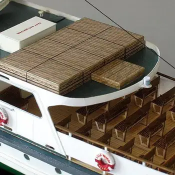 DIY Hârtie Model 1:100 Coasta poloneză Navă Feribot Asambla Papercraft 3D Joc de Puzzle de Învățământ Jucărie 40cm Coasta poloneză Ferry Boat
