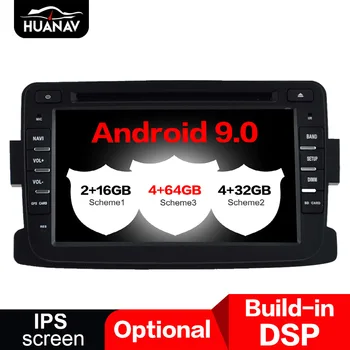 DSP Android 9.0 Masina DVD Player Navigatie GPS Pentru Renault Duster 2012 2013 Auto jucător de radio stereo unitate de bandă multimedia