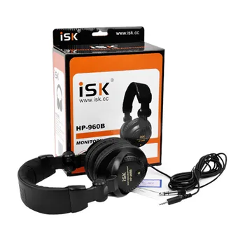 Original ISK HP-960B Închise Monitor Căști Stereo Dinamice DJ Căști Stereo Dinamice Muzica Cască Căști Pentru Telefon, PC