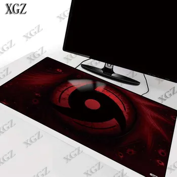 XGZ Anime Naruto Logo-ul Mare Gaming Mouse Pad Lock Marginea Jocului Mat Tastatura Laptop Birou pentru Notebook Gamer pad