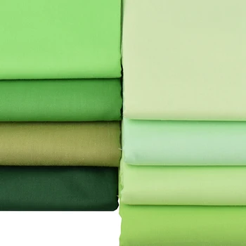 Nanchuang Solid de Culoare Verde Țesături DIY Manual de Cusut, Quilting Sferturi de Grăsime Mozaic Material Pentru Copii Copii 8Pcs/Lot