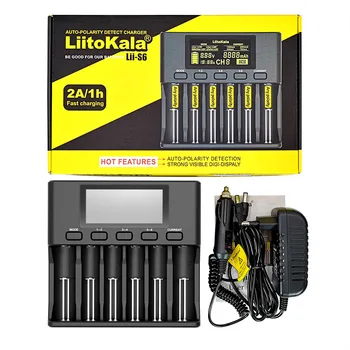 2021 LiitoKala Lii-PD2 Lii-PD4 Lii-S6 Lii500s Încărcător de baterie pentru 18650 26650 21700 AA AAA 3.7 V/3.2 V/1.2 V litiu baterii NiMH