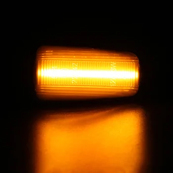 Lumina de Semnalizare Semnalizarea de Lumină LED-uri Auto Dinamic de poziție Laterale Pentru Peugeot 106 306 406 806 Expert Partener Lampă de Semnalizare-O Pereche