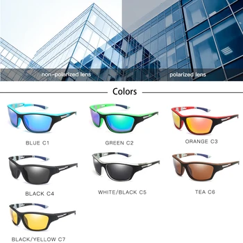 LongKeeper Nouă Bărbați ochelari de Soare Polarizat de Conducere Nuante Anti Orbire Soare Ochelari de sex Masculin Vintage Sport în aer liber, Pescuit Ochelari de protectie UV400