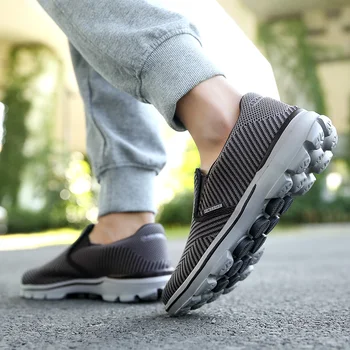 2020 Noua Moda Pantofi Barbati Plat Respirabil Oameni de Mers pe jos Pantofi Casual Slip on Ușoare în aer liber Bărbați Mocasini de Dimensiuni Mari