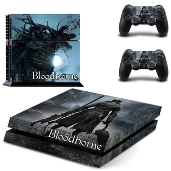 Jocul Bloodborne PS4 Piele Autocolant Decal Pentru Sony PlayStation 4 pentru Dualshock 4 Consola si 2 Controllere PS4 Piei Autocolant Vinil