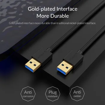 ORICO Cablu de Extensie USB de Mare Viteză de 5 Gbps USB 3.0 Cablu USB3.0 Date Cablu de Sincronizare pentru Radiator Hard Disk HDD Extender Cablu