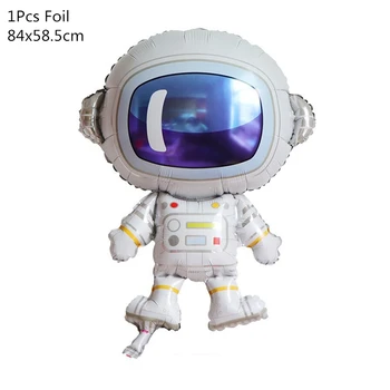 Spațiu De Partid Astronaut Racheta Baloane Folie Galaxie/Sistem Solar Petrecere Tematica Băiat Petrecere De Aniversare Pentru Copii Decor Favoruri