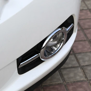 1 Pereche Chrome De Ceață Față Lampă Lumină Capac Ornamental Pentru Chevrolet Chevy Cruze 2009-