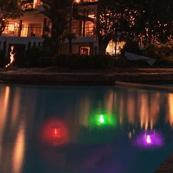 LED-uri colorate Alimentat cu energie Solară Plutitoare de Lumină de Formă Sferică Lampi Subacvatice Curte Iaz de Gradina Fantana Decor în aer liber Minge de Lumini