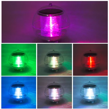 LED-uri colorate Alimentat cu energie Solară Plutitoare de Lumină de Formă Sferică Lampi Subacvatice Curte Iaz de Gradina Fantana Decor în aer liber Minge de Lumini