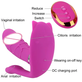 Wireless Căldură Vibrator Anal Plug Clitoris Vagin Masaj Jucarii Sexuale Pentru Femei Vibratoare Cuplu De Instrumente Mașină De Sex Feminin Masturbator Magazin