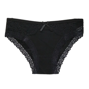 3pcs/multe Femei Chilotei fără Sudură Sexy Chilotei din Dantela cu Talie Joasa din Bumbac Boxeri Femei Pantalon pentru Fete Intimii M L XL
