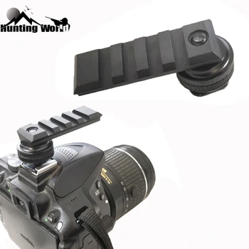 Tactic 4 Sloturi DSLR Nikon aparat de Fotografiat Flash Hot Shoe Feroviar Picatinny Muntele Baza Adaptor pentru Red Dot View Finder & Optica domeniul de Aplicare Vedere