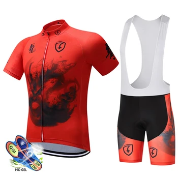 2020 Echipă Profesionistă De Ciclism Jersey Set De Vara Pentru Bărbați Ciclism Set De Curse De Biciclete De Îmbrăcăminte Costum Respirabil Biciclete De Munte De Haine Sportwears