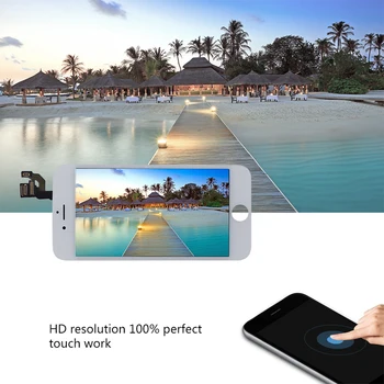 Credință 20 BUC AAA Calitatea Display LCD Pentru iPhone 6 Cu Ecran Tactil Digitizer Completat Ansamblul Cu Butonul Home & Camera