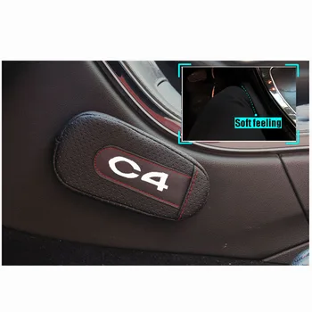 Pentru Citroen C4 din Piele Moale Pernă Picior Genunchi Pad Cotiera Seat pad Susține Scaun Auto Accesorii