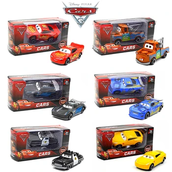 1:64 Disney Pixar Cars 3 Metalic Black Storm Jackson Mașină De Jucărie Fulger McQueen Curz Masina Jucării Băiat Ziua De Nastere Cadou De Crăciun