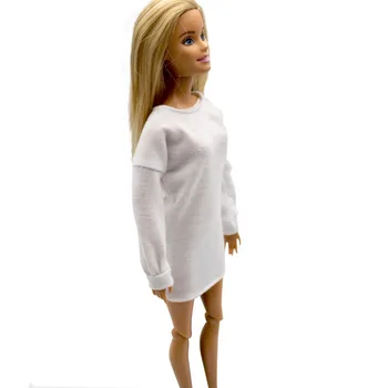 Moda Rochie Lunga de 11 Inch Barbie Haine Papusa Barbie Accesorii Fetița Cadou de Ziua pentru Copii Drăguț Copil Născut Haine