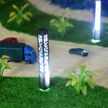 5pcs DIY Model de Tren de cale Ferată Strada Lumini de Felinar pentru Modelul Park Square Peisaj Decoratiuni