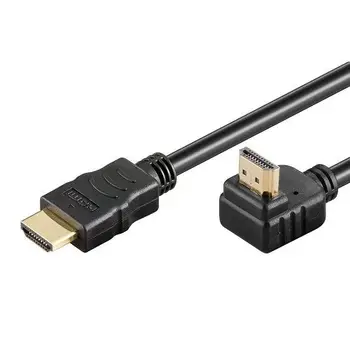 Cablu Hdmi acodado Ethernet V1.4 90 grados 1,5 M Negru