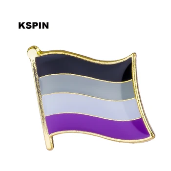 Gay Pride LGBT Rainbow flag pin rever insigna pin 300pcs o mulțime Brosa Icoane XY0141