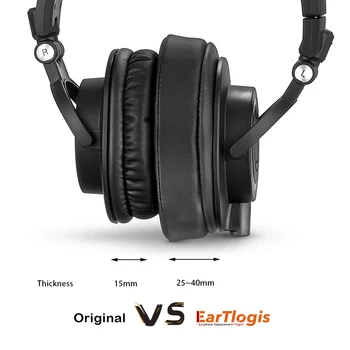 EarTlogis Inlocuire Tampoane pentru Urechi pentru SteelSeries Arctis 3 5 7 Cască Părți Earmuff Acoperă Pernă Cupe perna