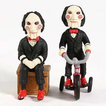 Văzut pe Billy Mini PVC Figura Decor Horror Păpuși Jucării 2 buc/set