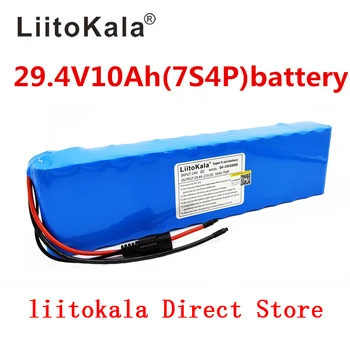 Liitokala DC 24V 10ah 18650 Baterie litiu 29.4 V Biciclete Electrice moped /electric/baterie litiu-ion