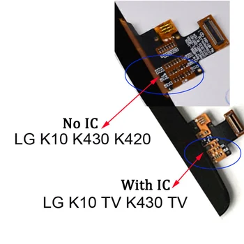 Original Pentru LG K10 TV K10TV K430TV K410TV LCD Display cu touch digitizer Asamblare cu /fara rama ( Nu pentru K10 )