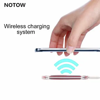 NOTOW Cristal Încărcător Wireless Qi Încărcare Suport Pad Pentru Samsung Galaxy S6 S7 S8 Edge Pentru iphone 8/X