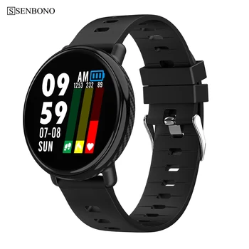 SENBONO K1 ceas Inteligent IP68 rezistent la apa IPS Ecran Color de Fitness tracker monitor de ritm Cardiac Sport smartwatch PK CF58 CF18