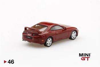 MINI GT 1:64 Toyota Supra (JZA80) Super Red turnat sub presiune Model de Masina