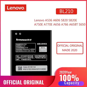 BL210 Original Bateriei Pentru Lenovo A536 A606 S820 S820E A750E A770E A656 A766 A658T S650 2000mah Baterii de telefon Bateria Batary