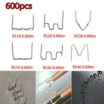 600PCS 0.6/0.8 mm Fierbinte Capsator cu Capse De Plastic Sudor Masina Barei de protecție Repara Folosind Rampa De Prindere Pe