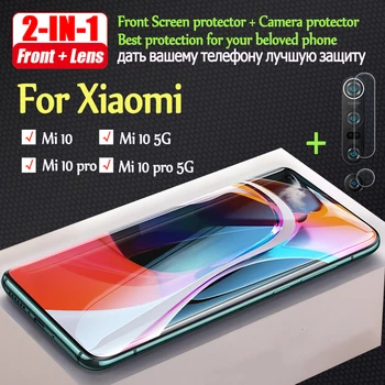 Glass pentru xiaomi mi 10 10pro telefon cu lentilă aparat de fotografiat ecran protector mi10pro xiami temperamentul meu glas pentru xiaomi10 xaomi mi10 2in1