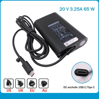 65 W USB-C tipo-C 20 V 3.25 a AC adaptador para pentru DELL HA65NM170 LA65NM170 cargador XPS 12 (9250) lugar 10 Pro (5056) 9365