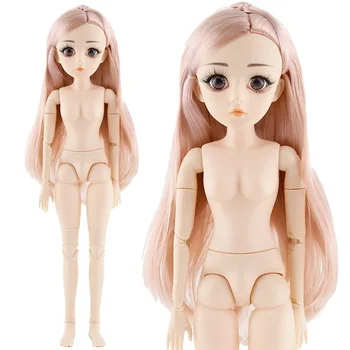42cm Papusa 1/4 BJD 24 de Comune Doll Dress Up DIY Jucărie Machiaj Nud Corpul Printesa de Moda Jucarii pentru Fete Cadou