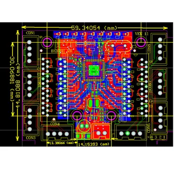 8 pin linie de design mini switch ethernet placa de circuit switch ethernet modulul 10/100mbps 8 port PCBA bord modul comutator cu LED