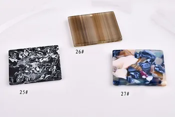 Coreeană caracter minimalist dreptunghi cercei cercei DIY acrilice materialbut Cercei accesorii