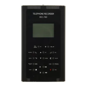 REC780 Buclă de Înregistrare Telefon Fix Call Recorder pentru Analog/Digital/IP Linie de Telefon cu Difuzor Extern