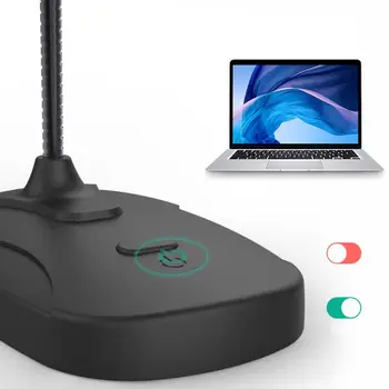 Microfon Omnidirectional de Înaltă Sensibilitate USB Microfon pentru PC Desktop/Laptop/Calculator/Notebook Accesorii