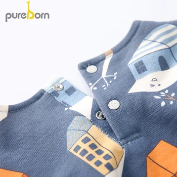 Pureborn Bluza Fete Copii Peter Pan Guler Maneca Lunga Din Bumbac Tricouri Copii Topuri Tricouri Haine Haine