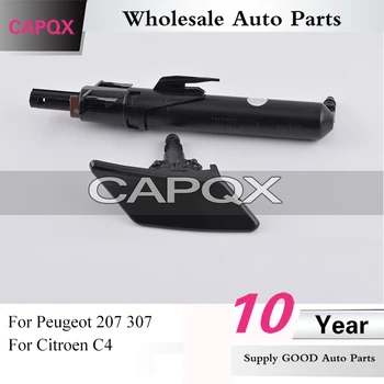 CAPQX Pentru Peugeot 207 307 Pentru Citroen C4 spălare a farurilor duza Duza de Pulverizare cu Jet de Suport și mașină de spălat capac de coajă capac