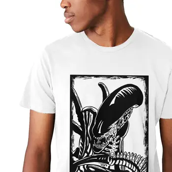 Alien vs Predator Tee Străin Legământ Oameni Minunat Naturale de Bumbac T-shirt Crewneck