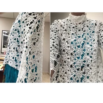 Femei Dantelă Gol Afară De Tricouri Maneca Lunga Neregulate Stand Guler Feminin Bluze Largi 2019 Vara Doamnă Elegant Solid Plaja Topuri